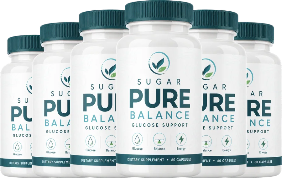 Sugar Pure Balance 6 bottle package — what is Sugar Pure Balance, 180 day supply of glucose support capsules